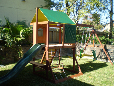 Playset is now ready for play.